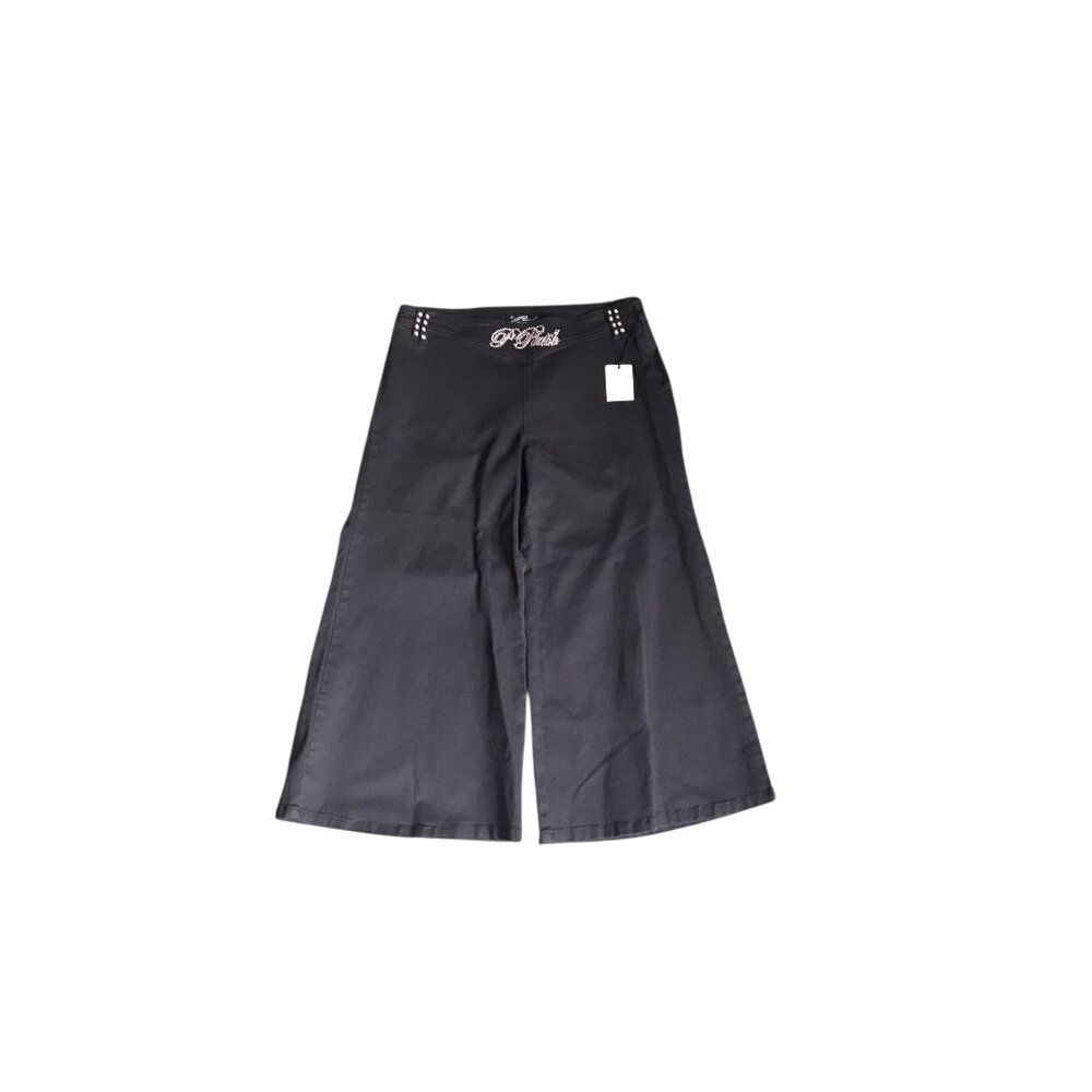 NWT PPlush Black Wide Leg Capris